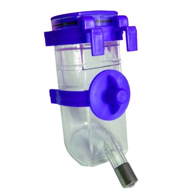 Fekrix Hanging Pet Water Bottle Blue Water Dispenser 350ml